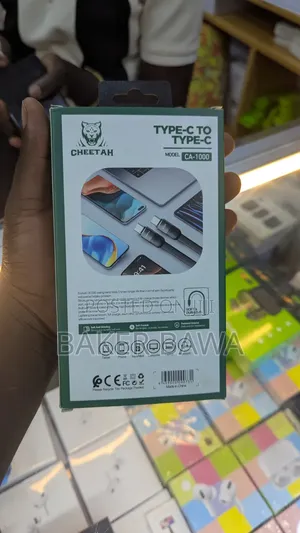 Cheetah Brand Type-C to Type-C Fast Charging Cable