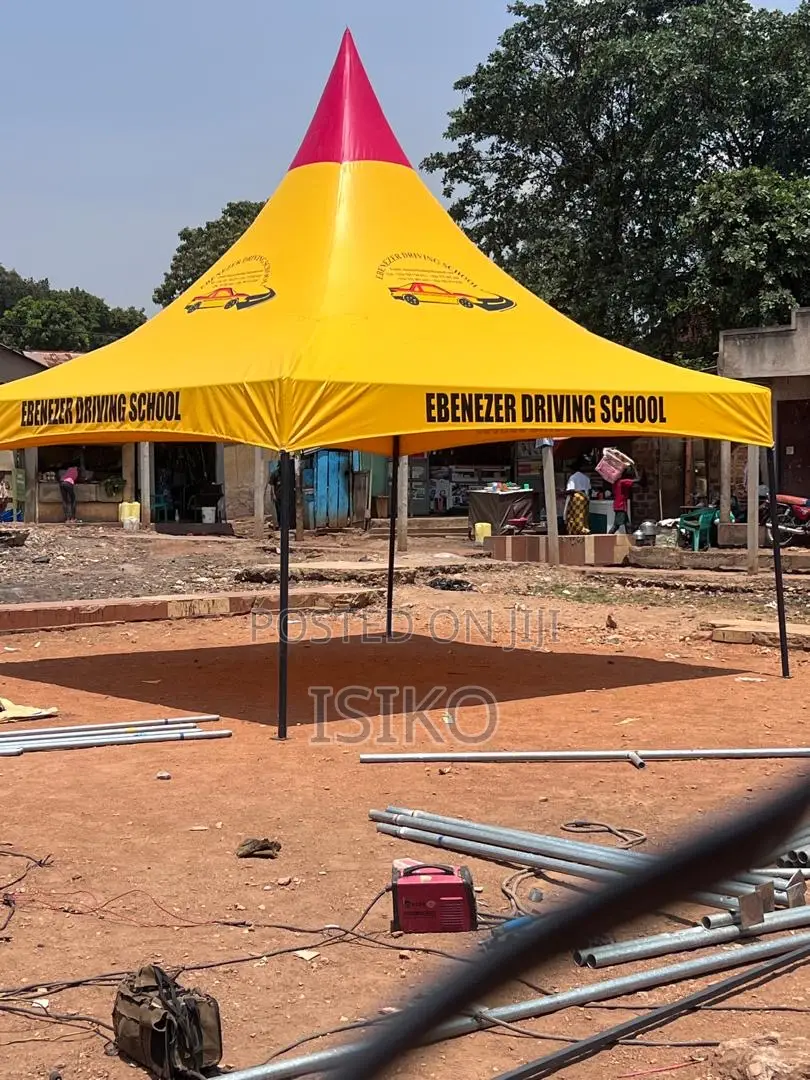 A Yellow Mixed 50 Seater Tent