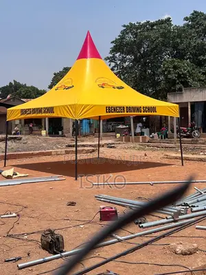 A Yellow Mixed 50 Seater Tent