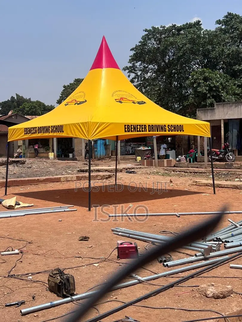 A Yellow Mixed 50 Seater Tent