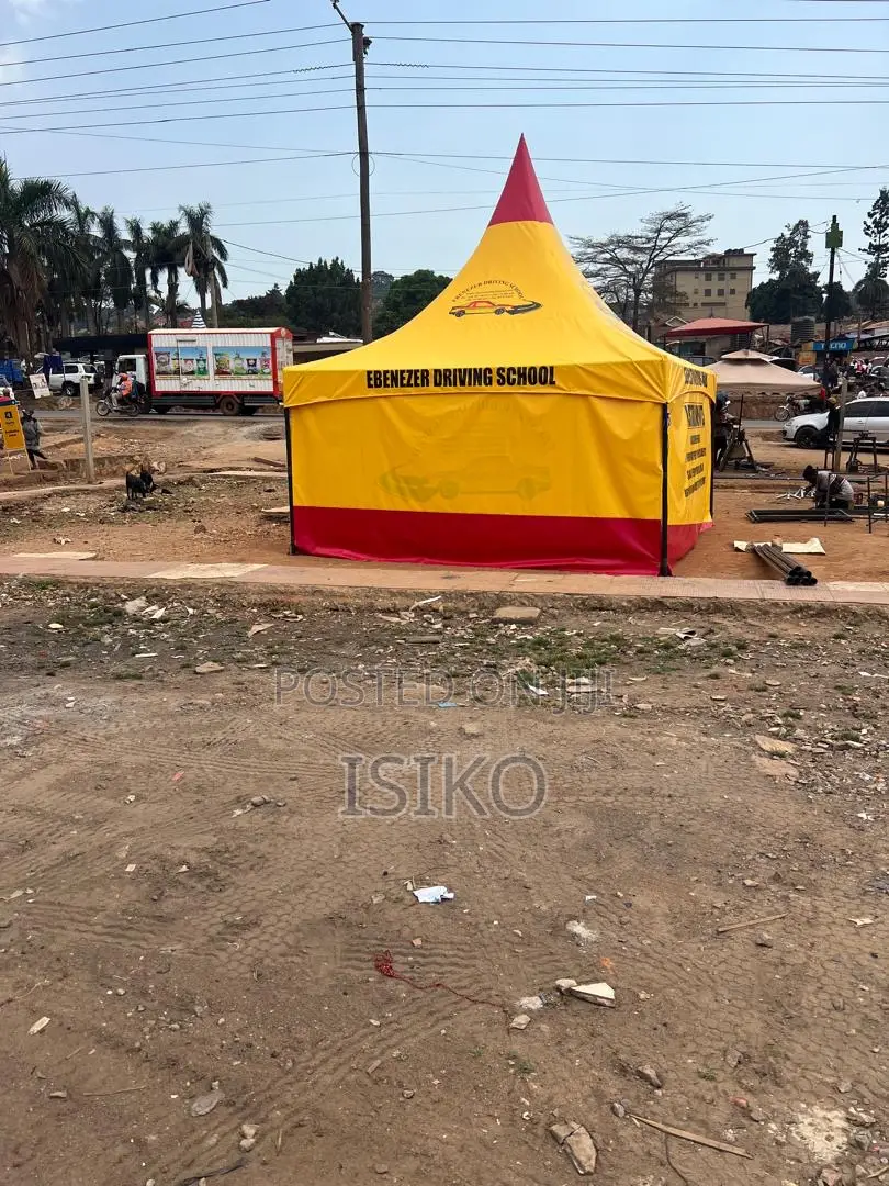 A Yellow Mixed 50 Seater Tent
