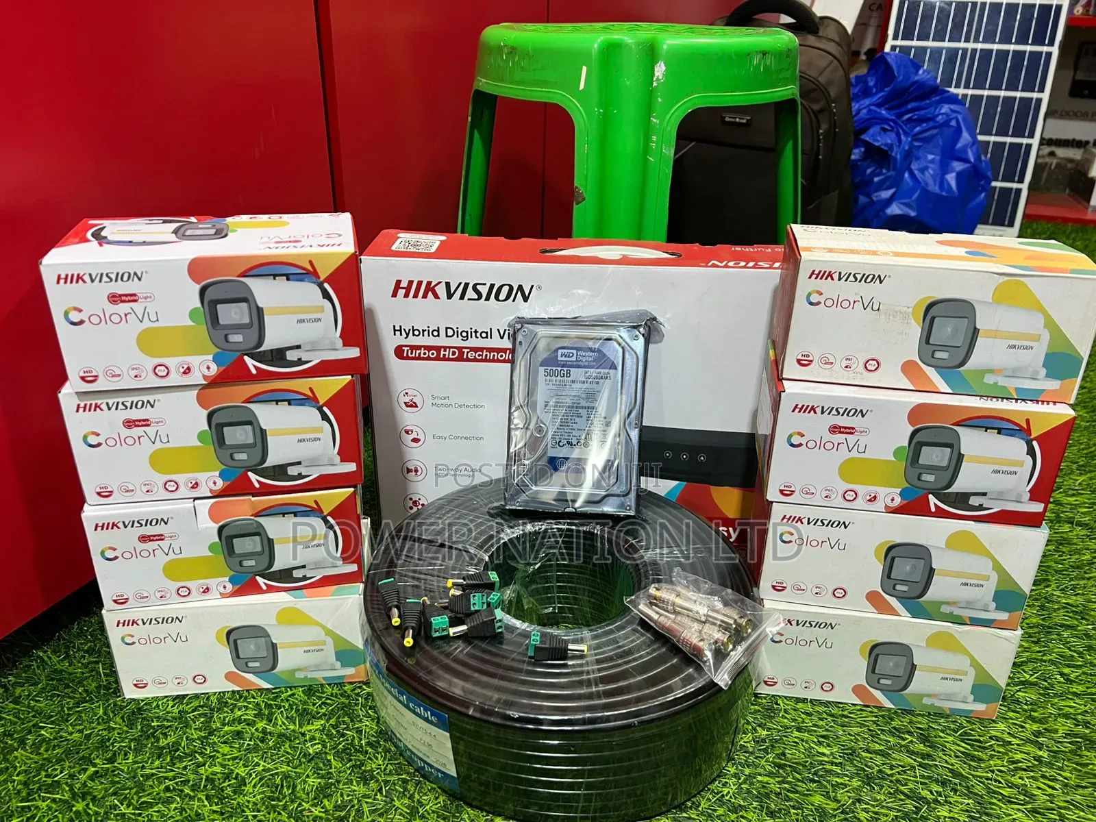 8 Channel Hik Vision Sungrow CCTV Camera Full Kit