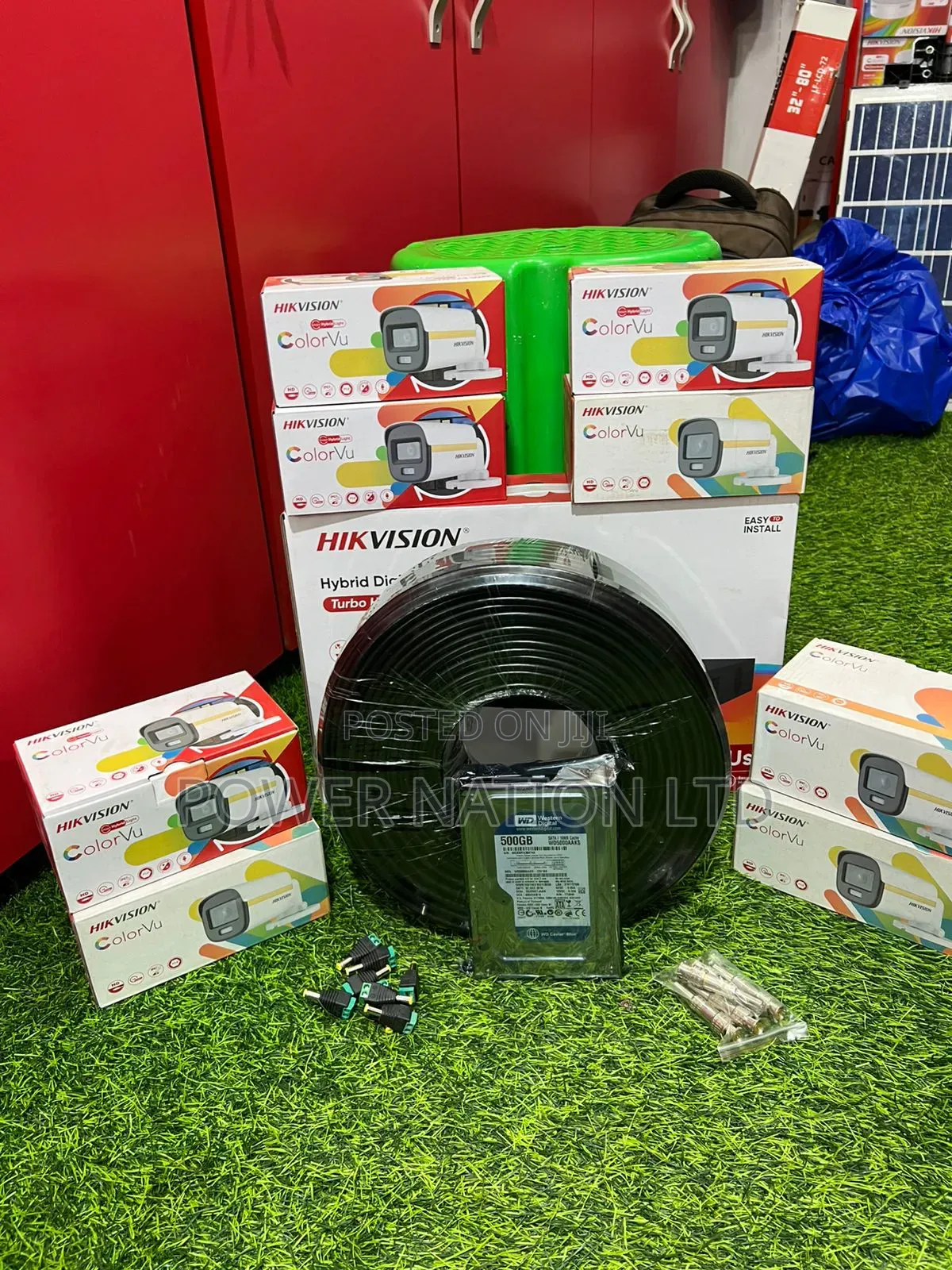 8 Channel Hik Vision Goodwehw CCTV Camera Full Kit