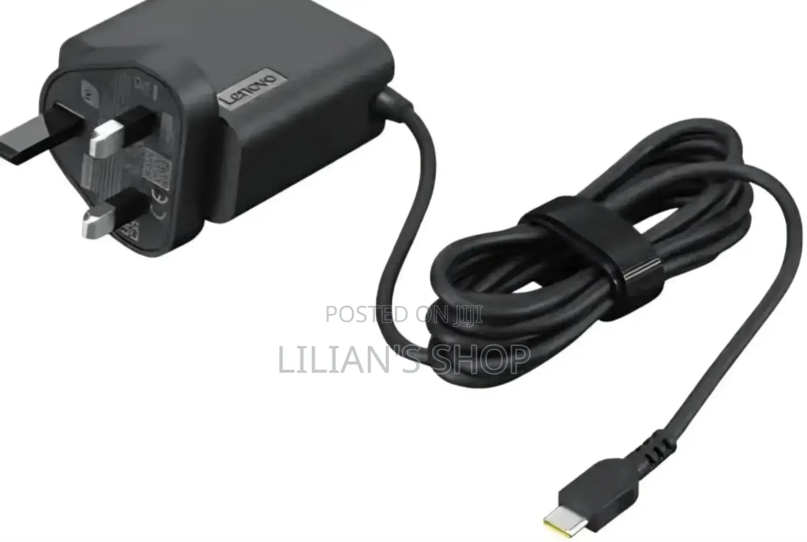 Lenovo 65w Usb-C Wall Adapter With a Uk Plug.