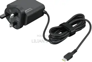 Lenovo 65w Usb-C Wall Adapter With a Uk Plug.