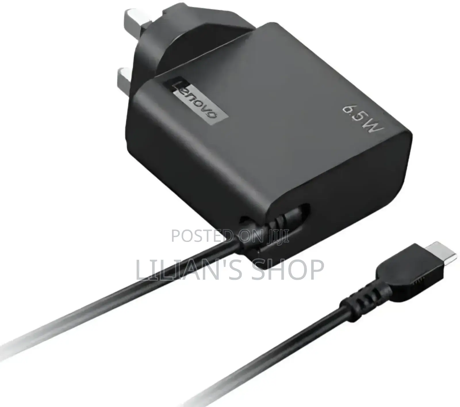 Lenovo 65w Usb-C Wall Adapter With a Uk Plug.