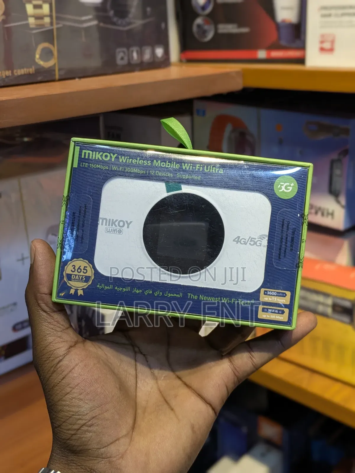 Portable Mifi 4g Wifi Router – Connect Up to 12 Devices, Fast Internet