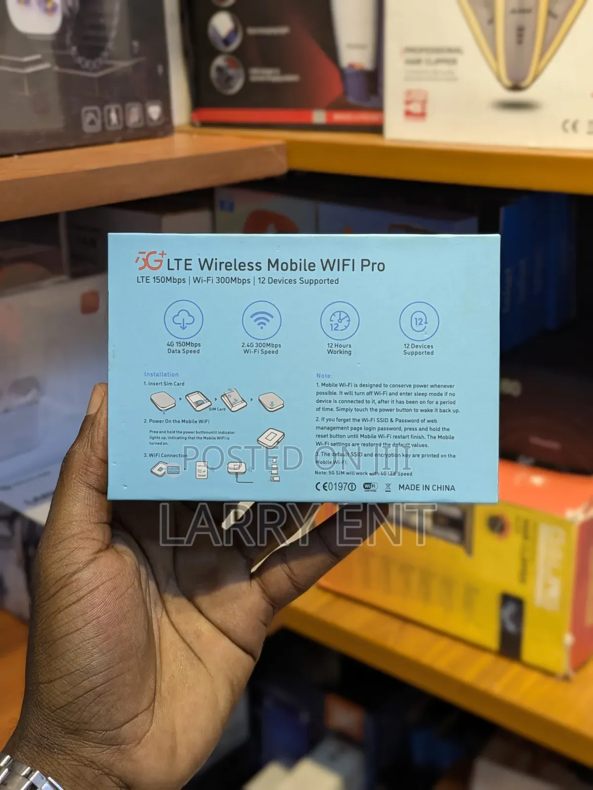 Unlocked 4g Lte Mifi Router – Portable Wifi , 12 Devices Supported