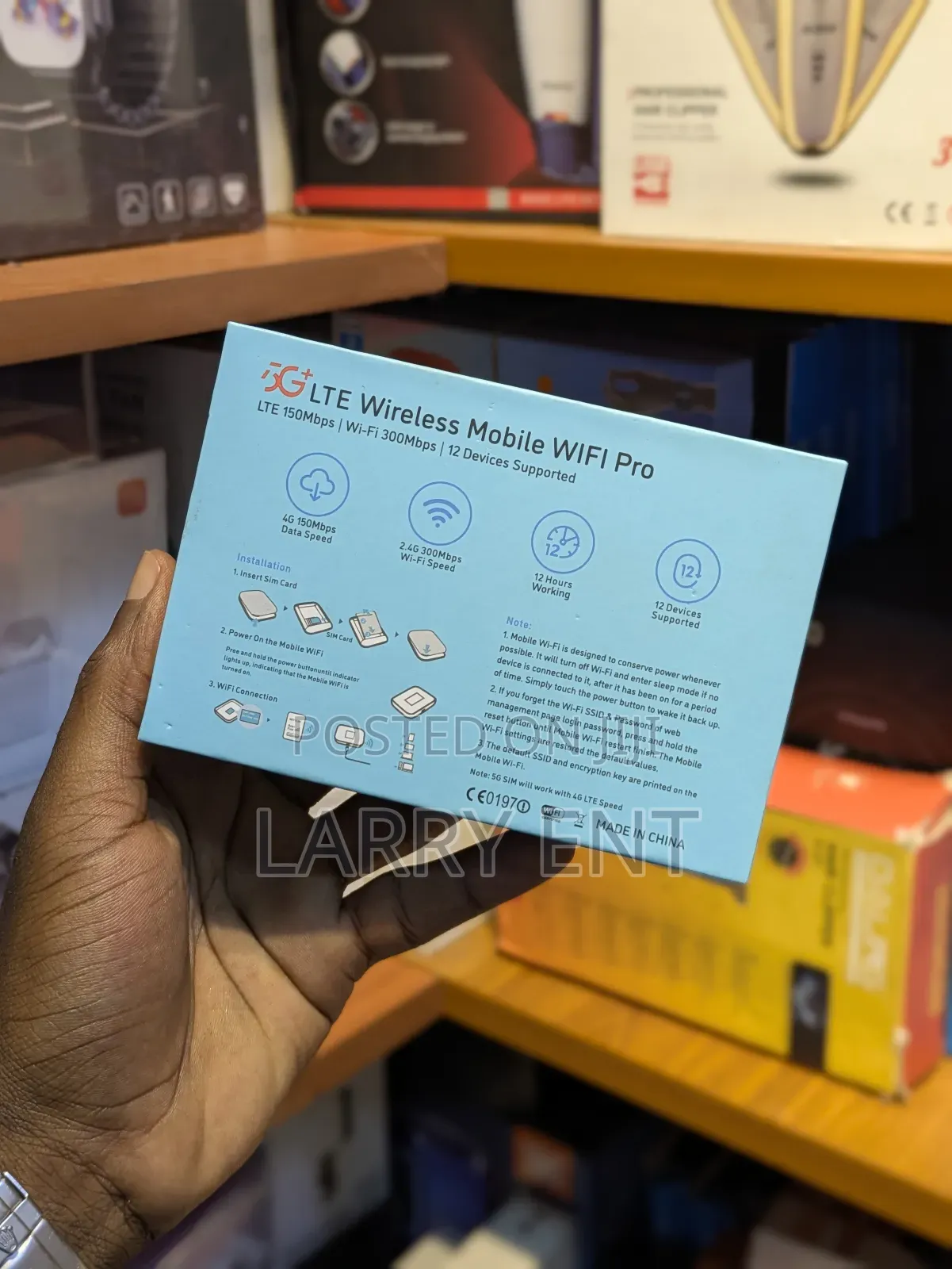 Portable 4g Mifi Wifi– Fast , Dual Band Connection (2.4ghz/5ghz)