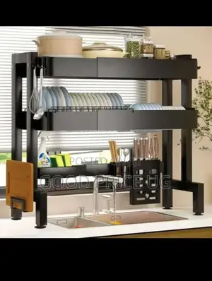 Over-the-Sink Dish Drying Rack Is a Versatile