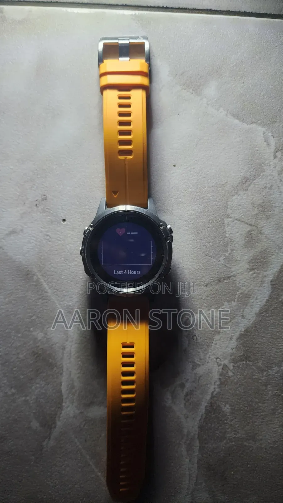 Garmin Fenix 5 Plus Sapphire Titanium Orange Band