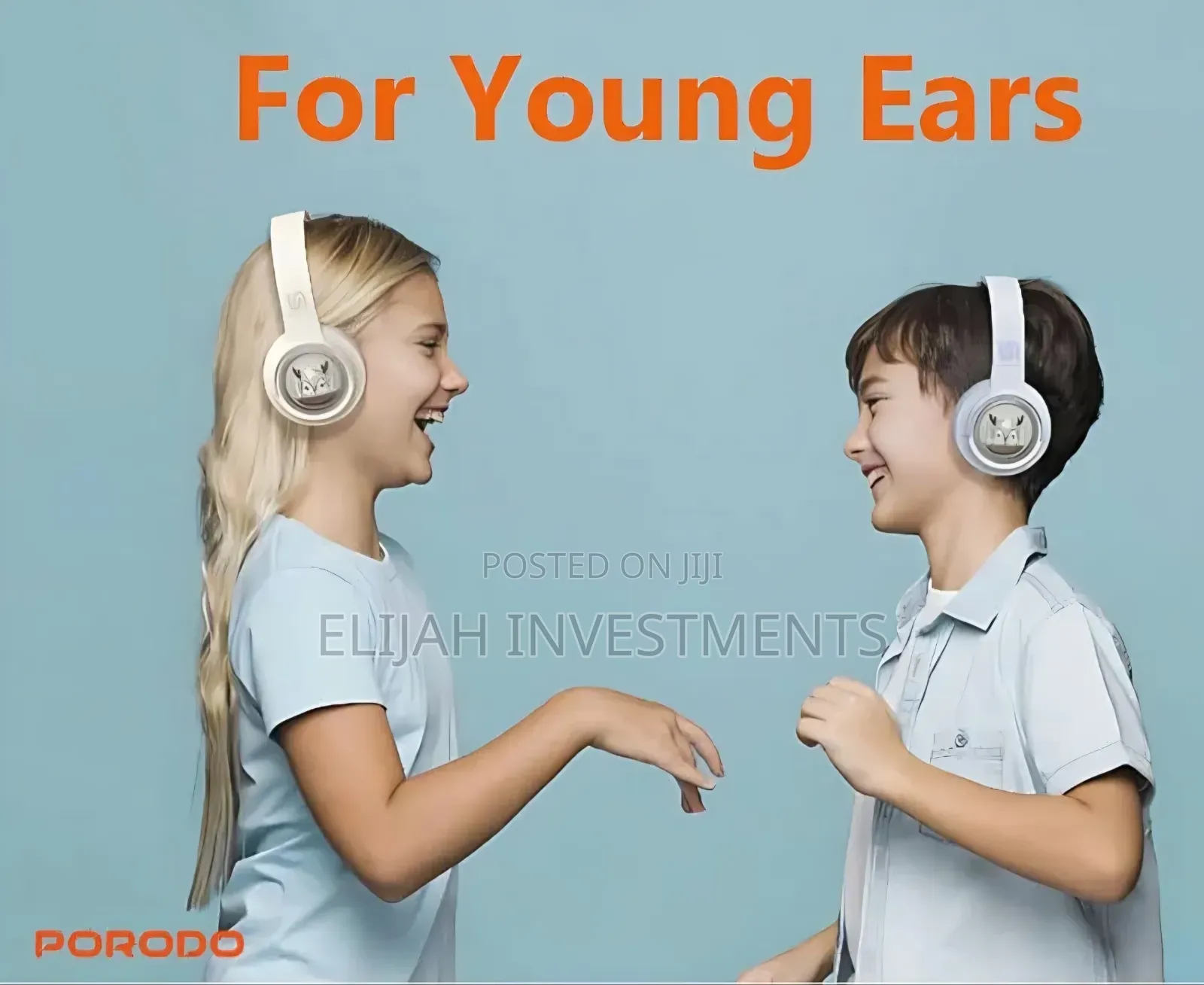 Porodo Soundtec Moose Wireless Kids Headphones.