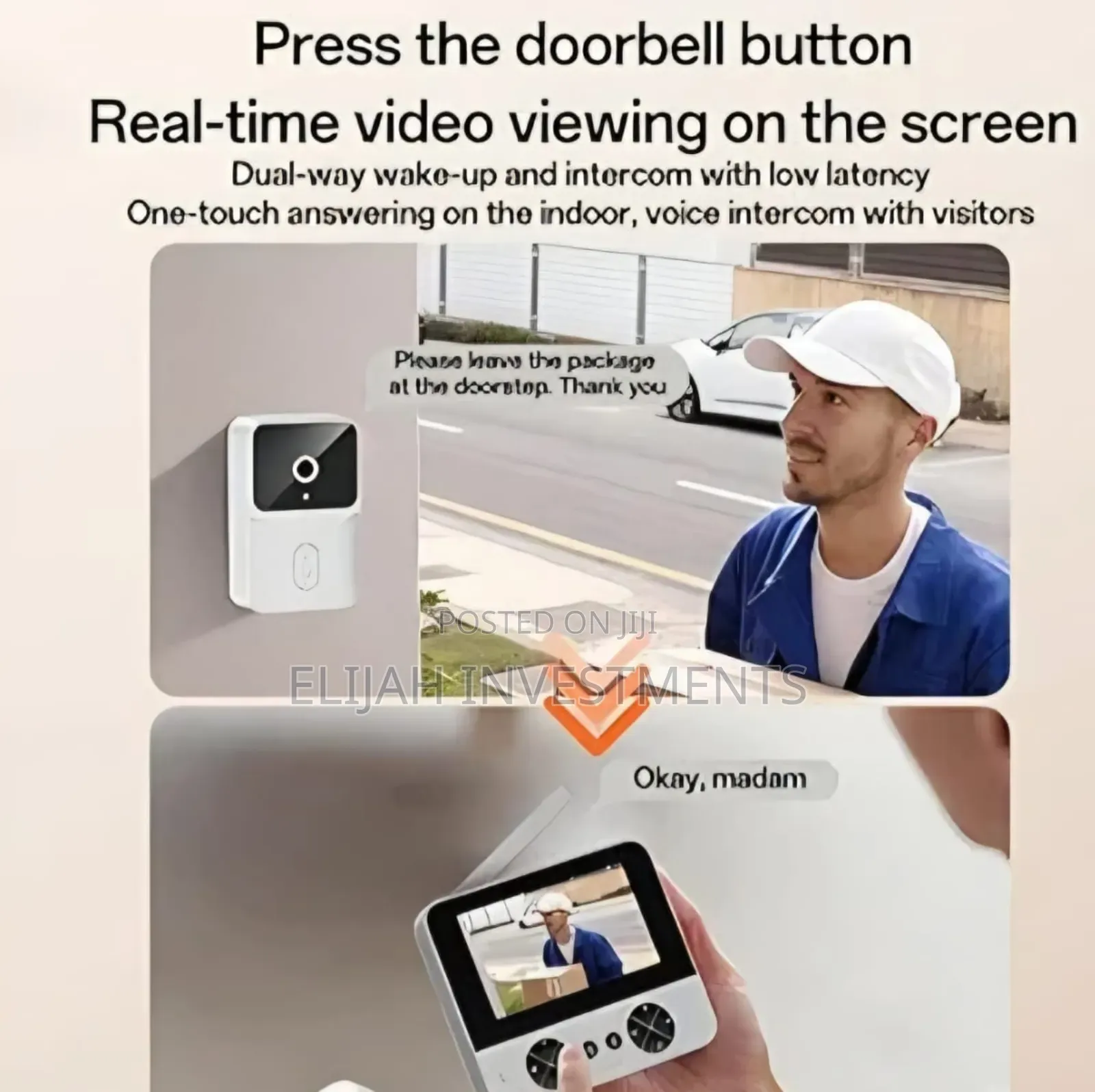 Yesido Km27 Video Doorbell