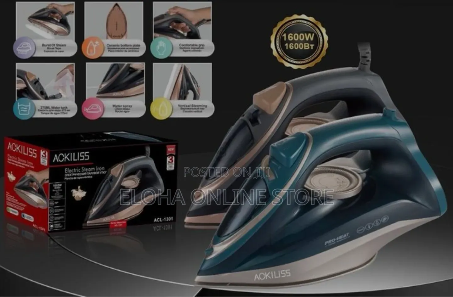 Ackliss Electric Steam Iron