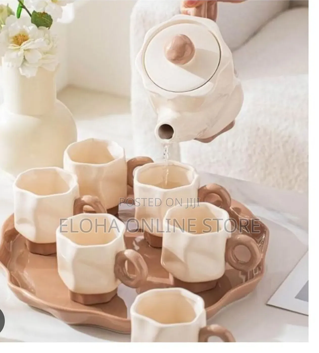 8pcs Modern Tea Coffee Ceramic Set