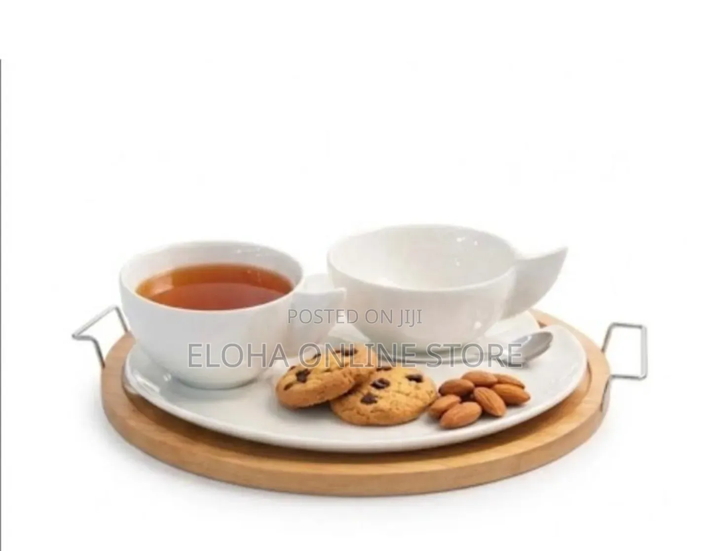 Porcelain Snack and Tea Serving Set,