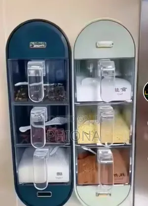 Mounted Seasoned Spice Rack