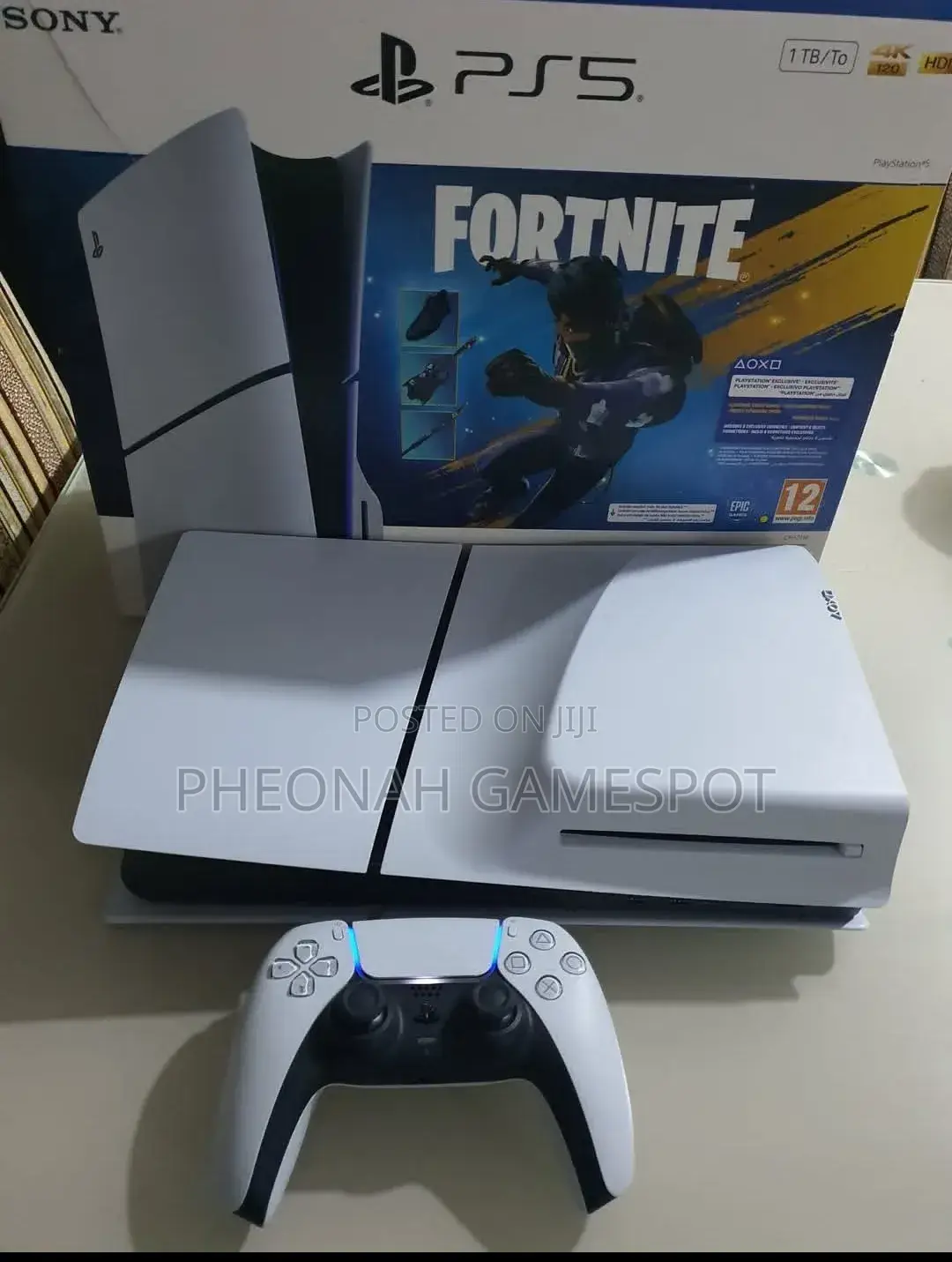 Brand New Playstation 5 Slim Disc Edition. With a Free Fortnite Game