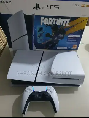 Brand New Playstation 5 Slim Disc Edition. With a Free Fortnite Game