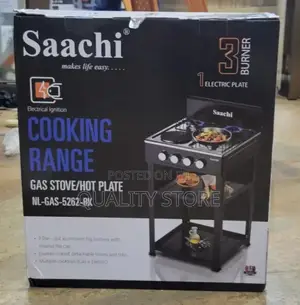 Saachi 3gas +1 Electric Cooking Rangegas Stove