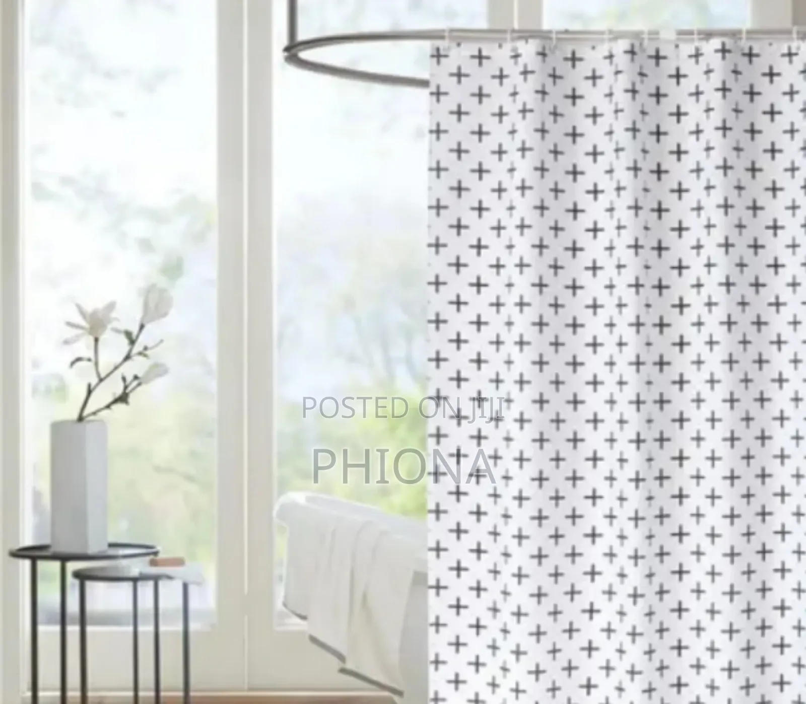 Foldable Curtain Rods for Bathroom