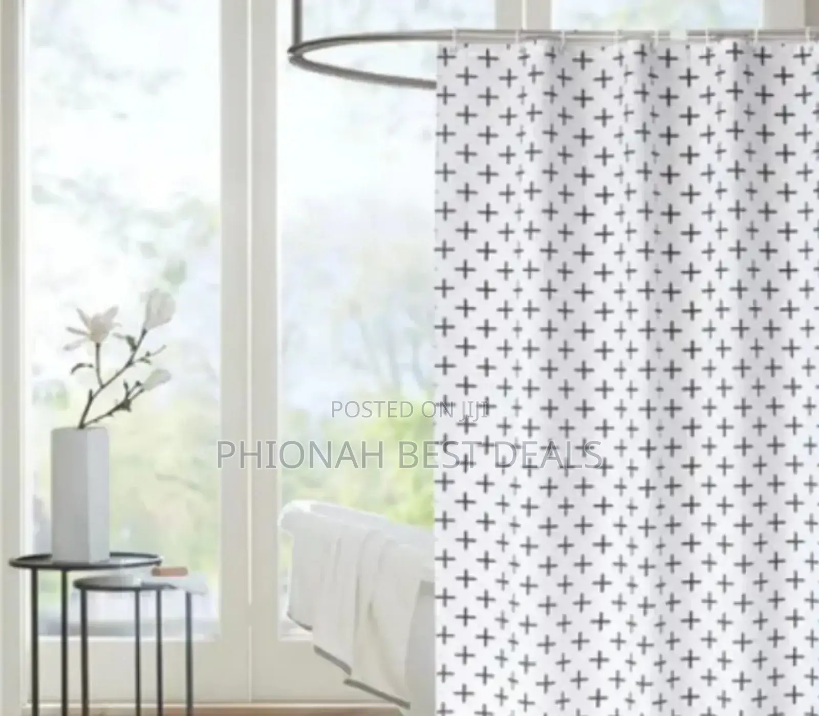 Foldable Curtain Rods for Bathroom