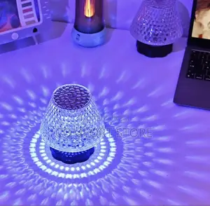 Table Floral Crystal Lamp