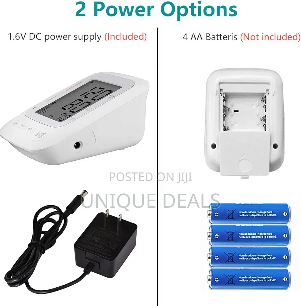 Electronic Blood Pressure Monitor, Upper Arm Automatic Digital Monitor