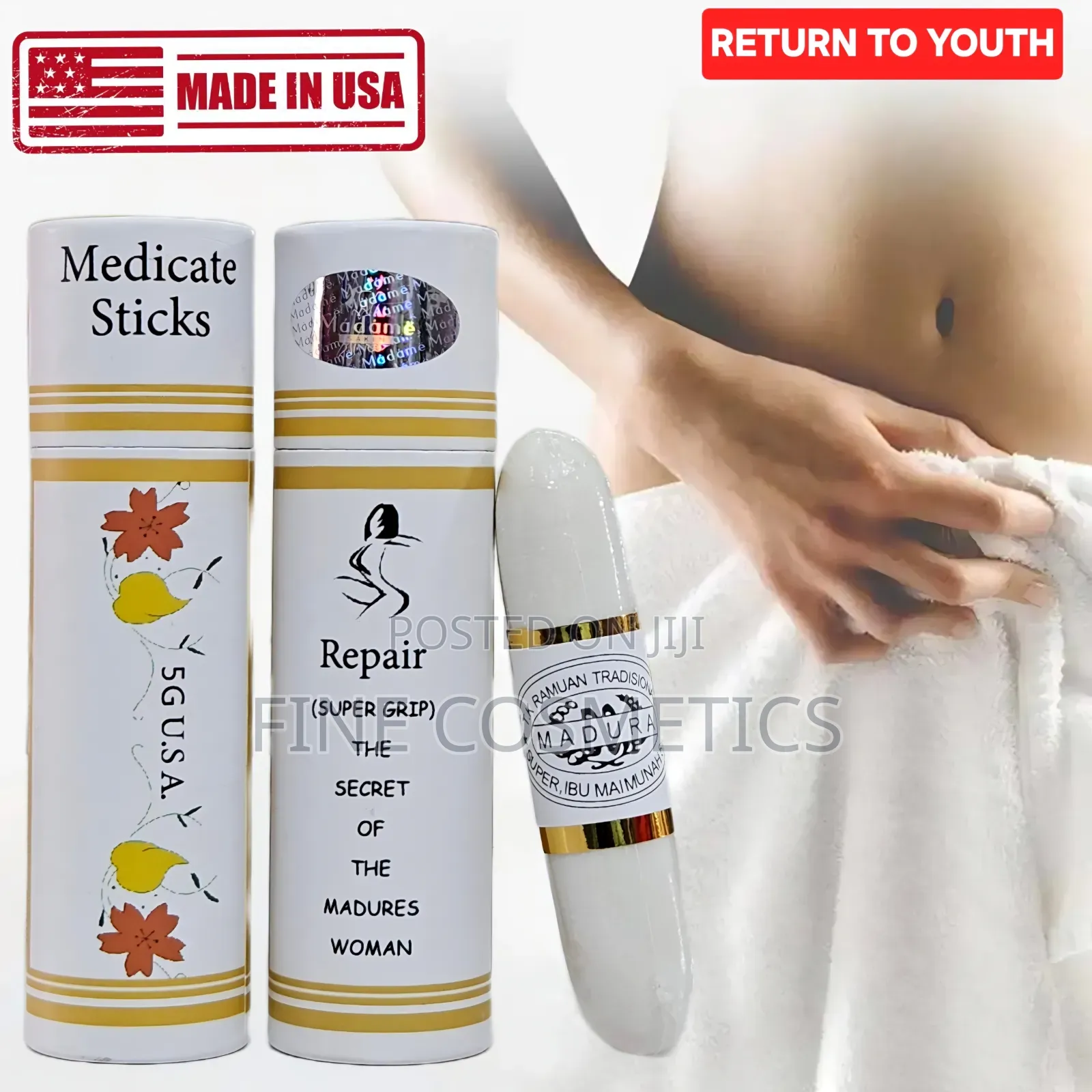 Original Madura Women's Vagina Grip Medicate Tightening Madures Stick