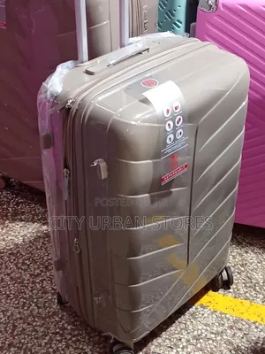 Prosperity Brown Large Suitcase