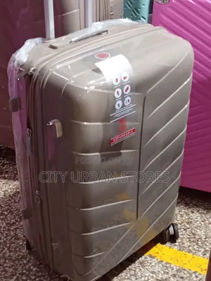 Prosperity Brown Large Suitcase