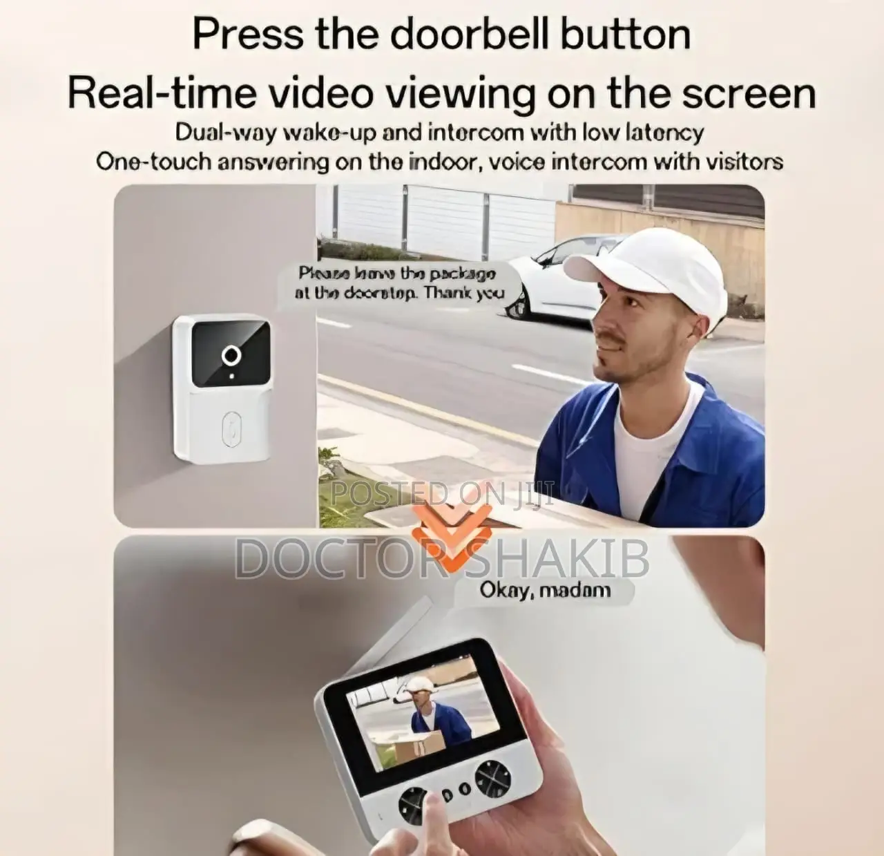 Yesido Km27 Video Doorbell