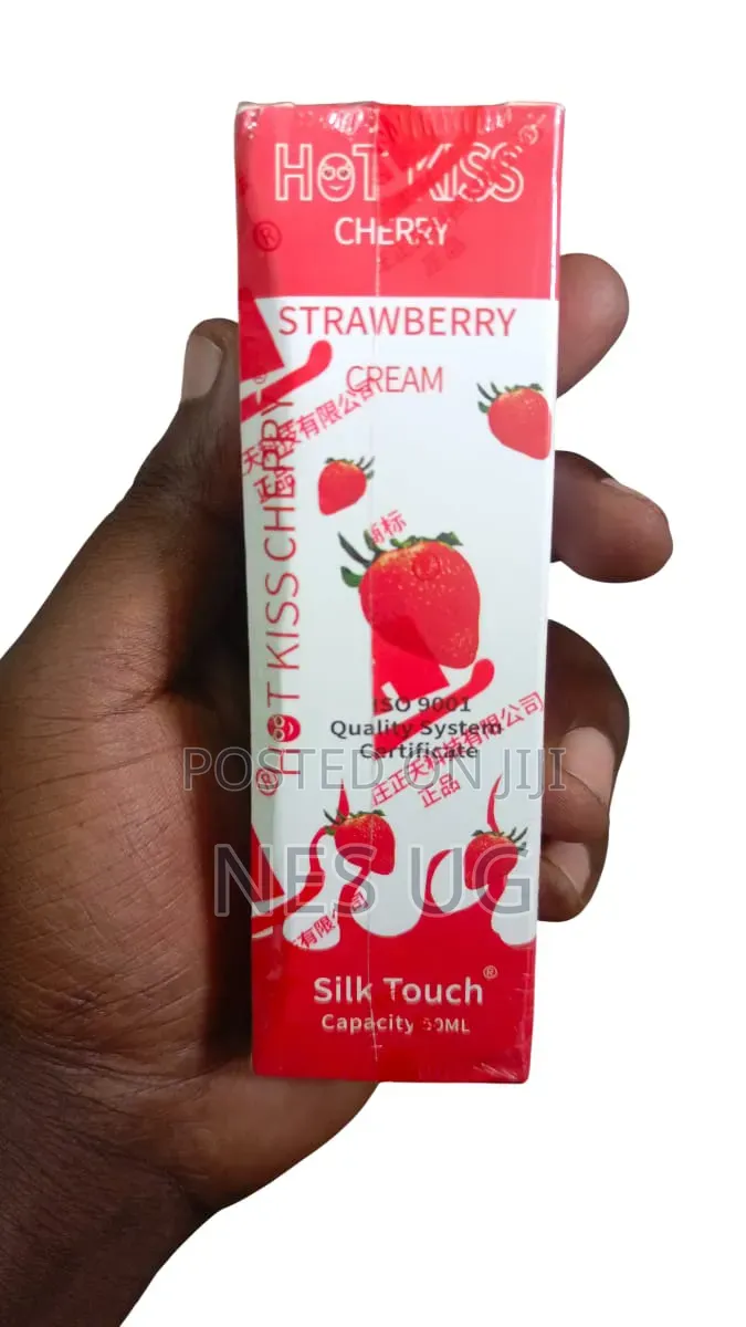 Hot Kiss Cherry Strawberry Vaginal + Anal Oral Sex Lubricant - 50ml