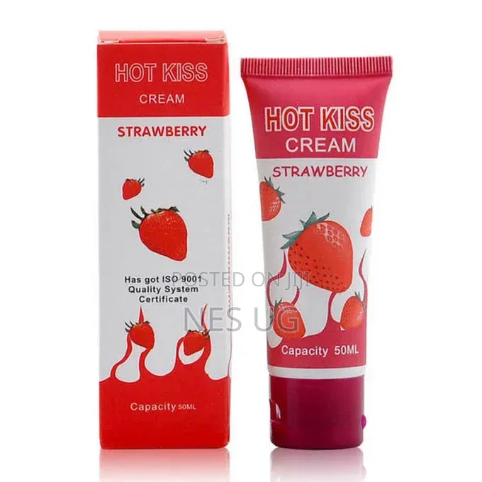 Hot Kiss Cherry Strawberry Vaginal + Anal Oral Sex Lubricant - 50ml