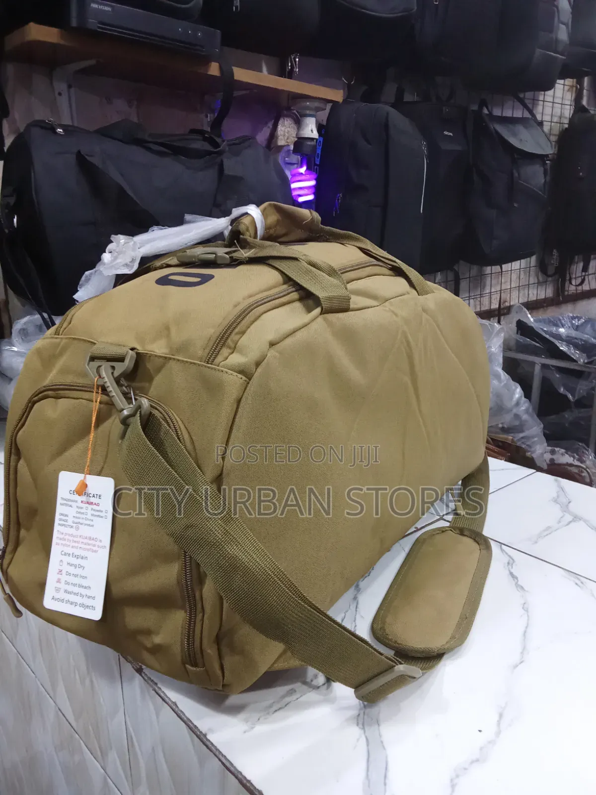 Kuaribao Brown Luggage Bag