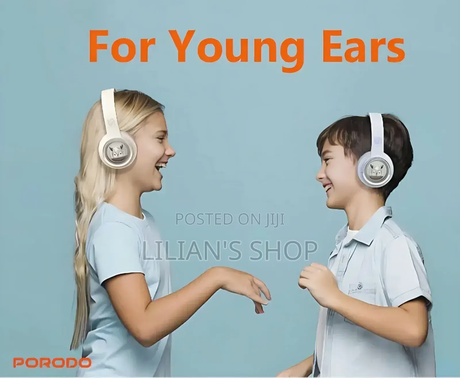 Porodo Soundtec Moose Wireless Kids Headphones.