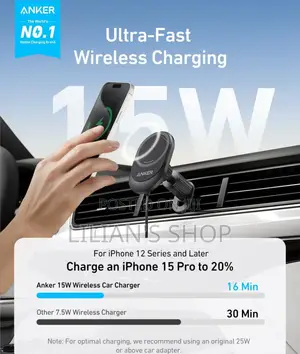 Anker Maggo Wireless Car Charger (Model B2932)