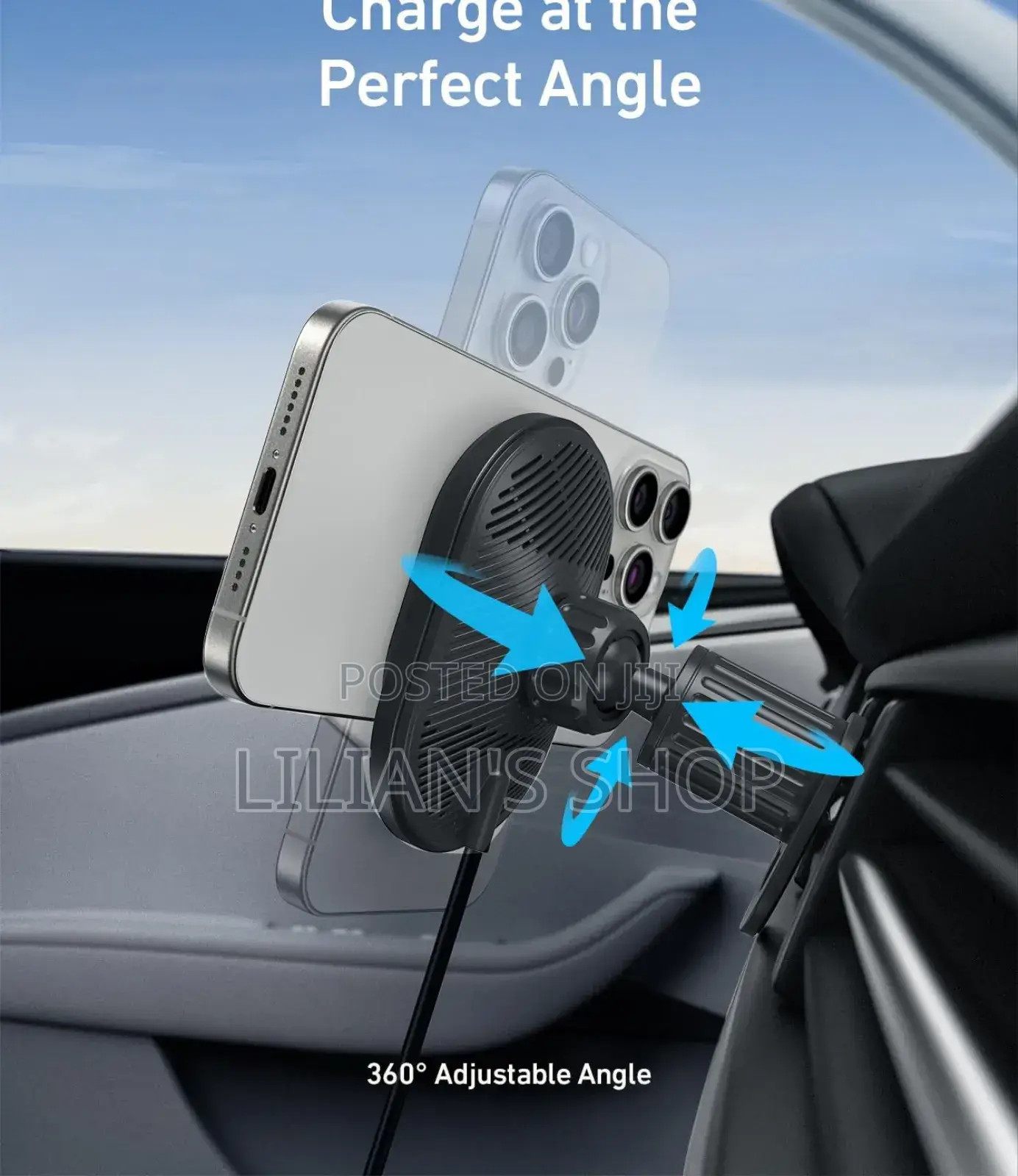 Anker Maggo Wireless Car Charger (Model B2932)
