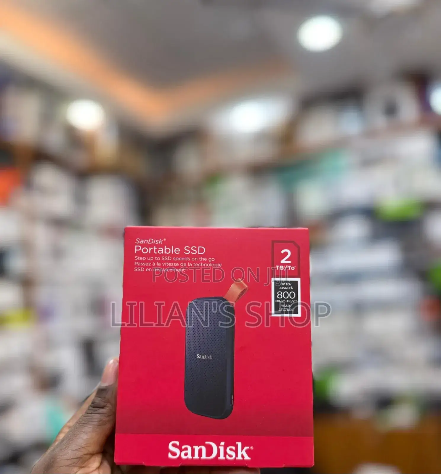 Sandisk Portable SSD 2tb 800mb