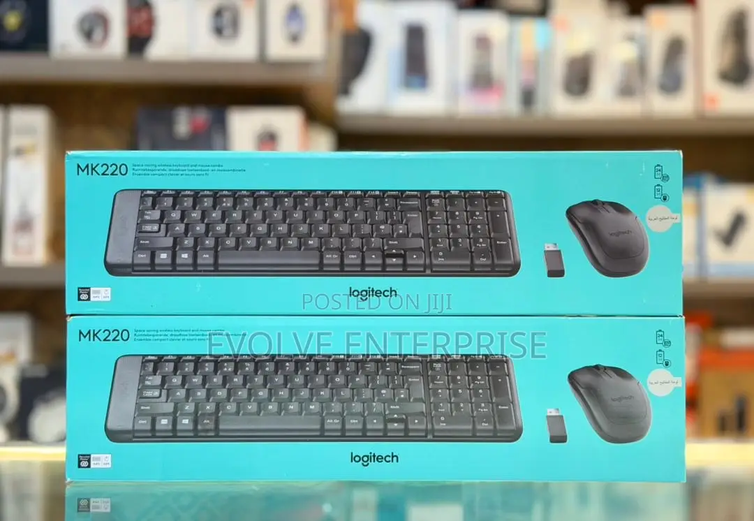 Logitech Mk220 Wireless Keyboard and Mouse Combo