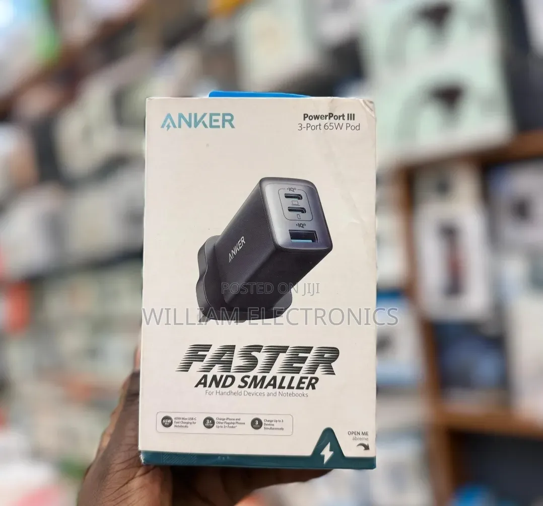 Anker Power Port Iii 3-Port 65w Pod