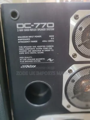 Victor 770 3way Bass Reflex Speaker System