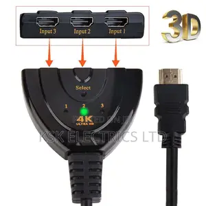 3 Port Hdmi Switcher 3x1 1080p 3d Hdmi 3 in 1 Out *