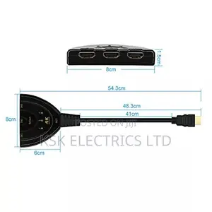 3 Port Hdmi Switcher 3x1 1080p 3d Hdmi 3 in 1 Out *