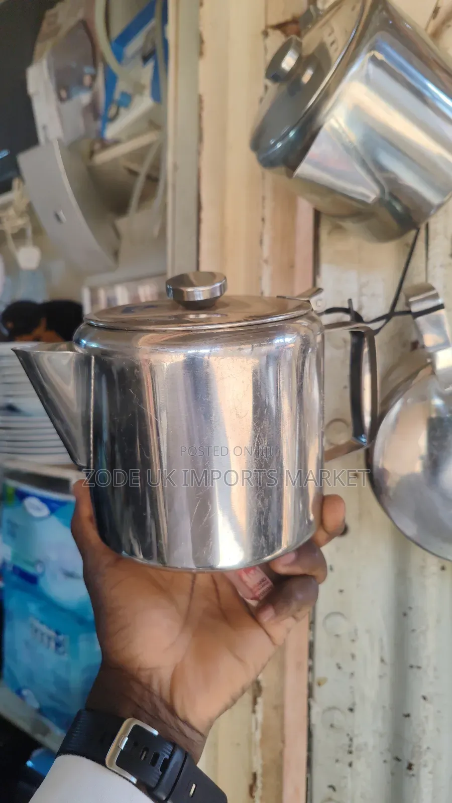 Steel Tea Pots