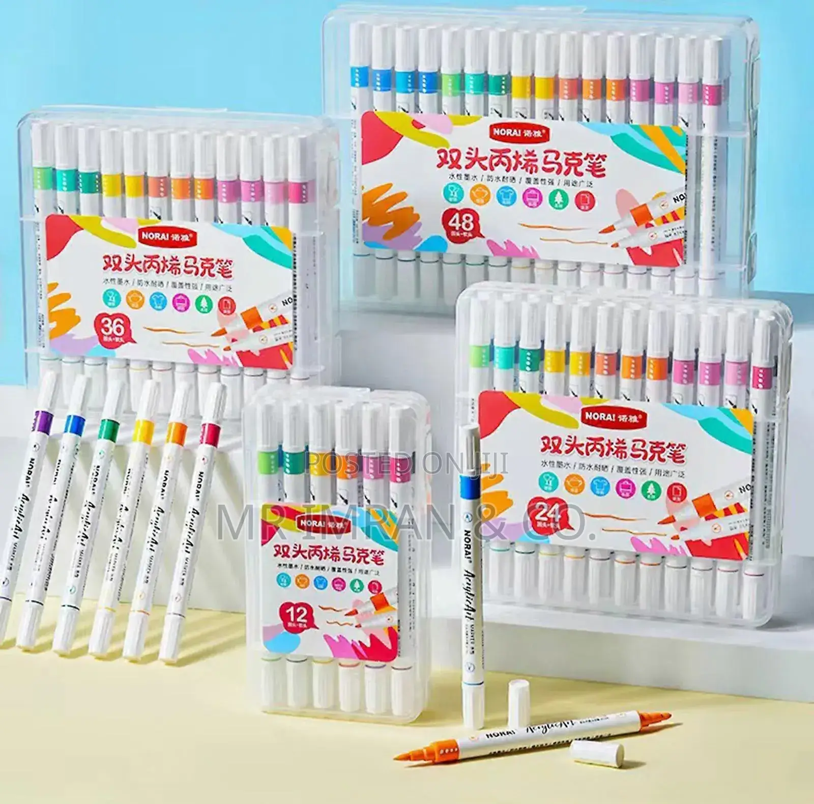24pcs Acrylic Marker Pens