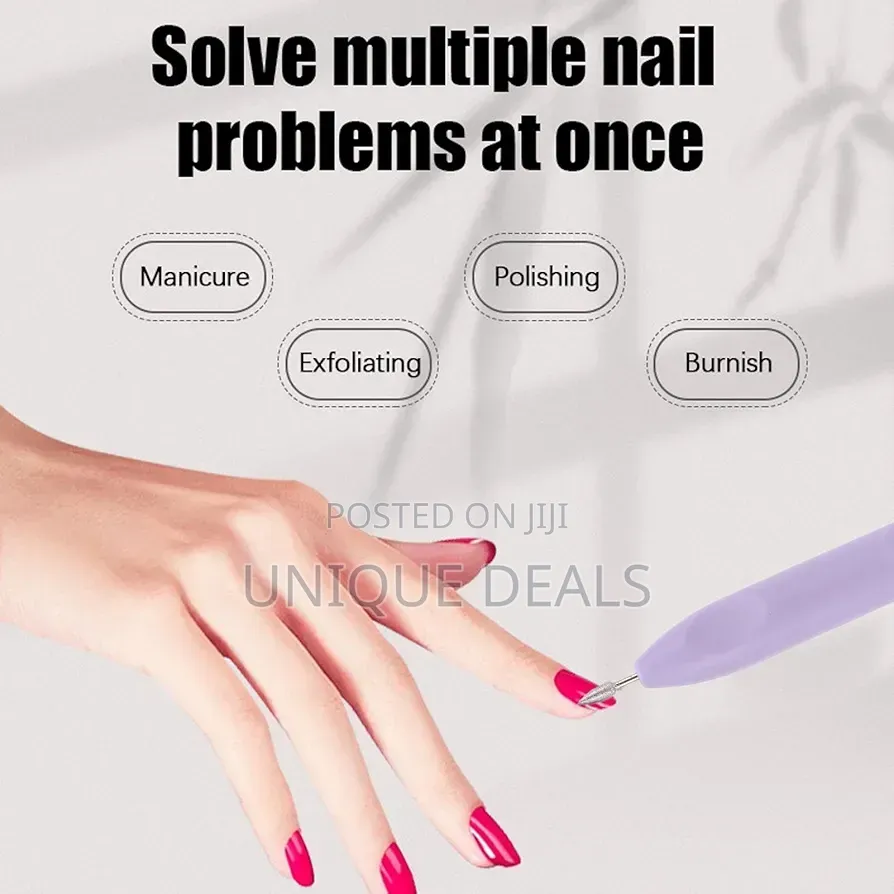 Electric Nail File, Rechargeable Wireless Nail Drill File 12000 RPM