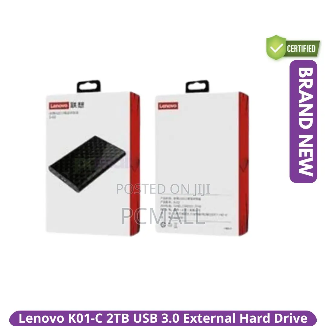 Lenovo -C 2tb Usb 3.0 External Hard Drive