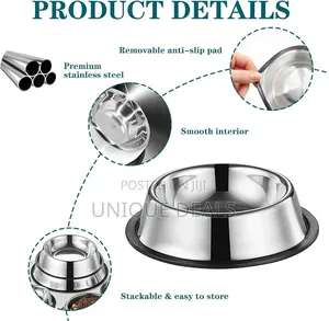 2 Stainless Steel Dog Bowls