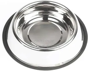 2 Stainless Steel Dog Bowls